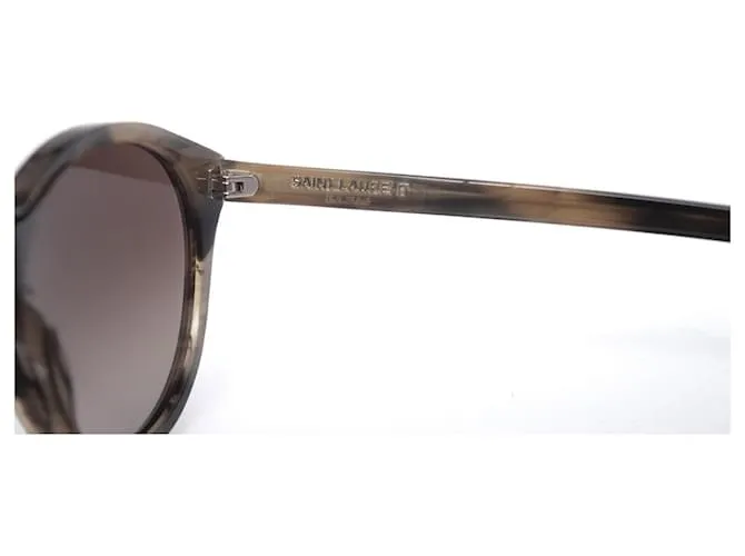 Saint Laurent SAN LORENZO, Clásico 7 Gafas de sol en marrón Castaño 