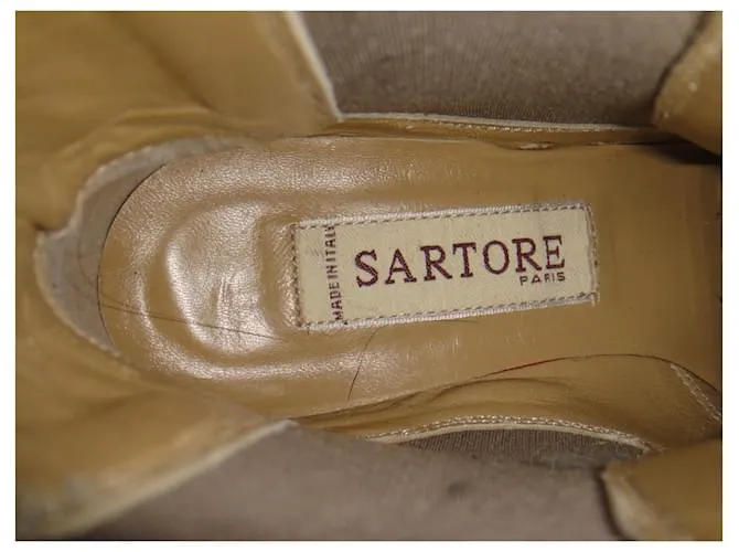 Sartore p boots 37 Nueva condición Beige 