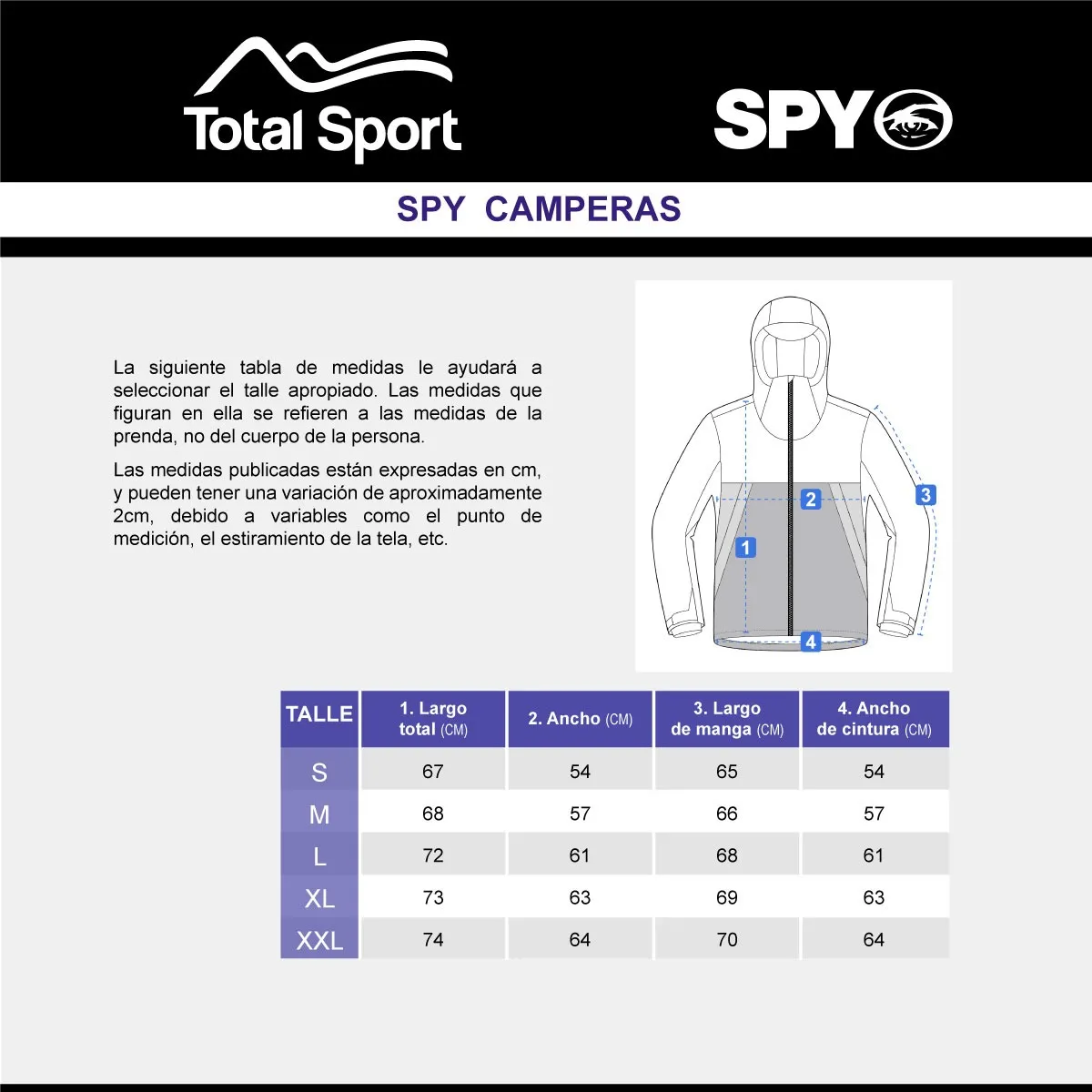 Spy Campera Jacket Nahuel Hombre – Sl4110