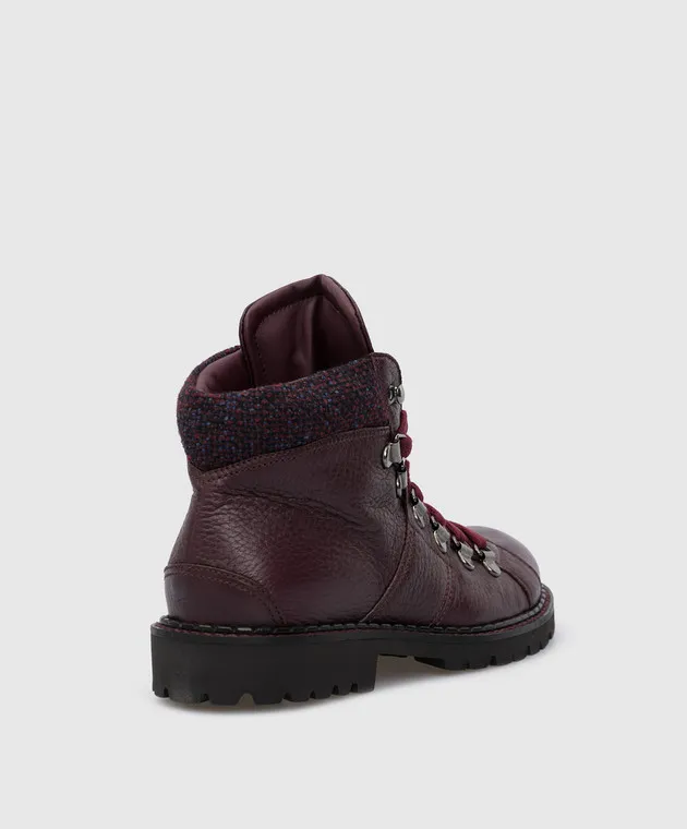 Stefano Ricci Children's leather boots with emblem