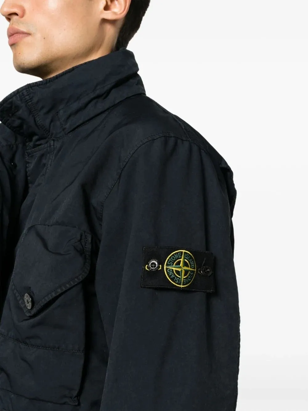 STONE ISLAND 41249 DAVID-TC PRIMALOFT® P.U.R.E™ FIELD JACKET NAVY BLUE