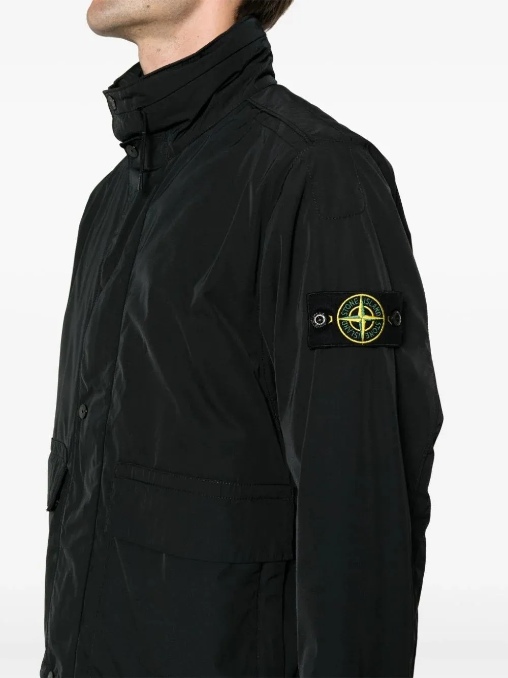 STONE ISLAND 41626 MICRO TWILL JACKET BLACK