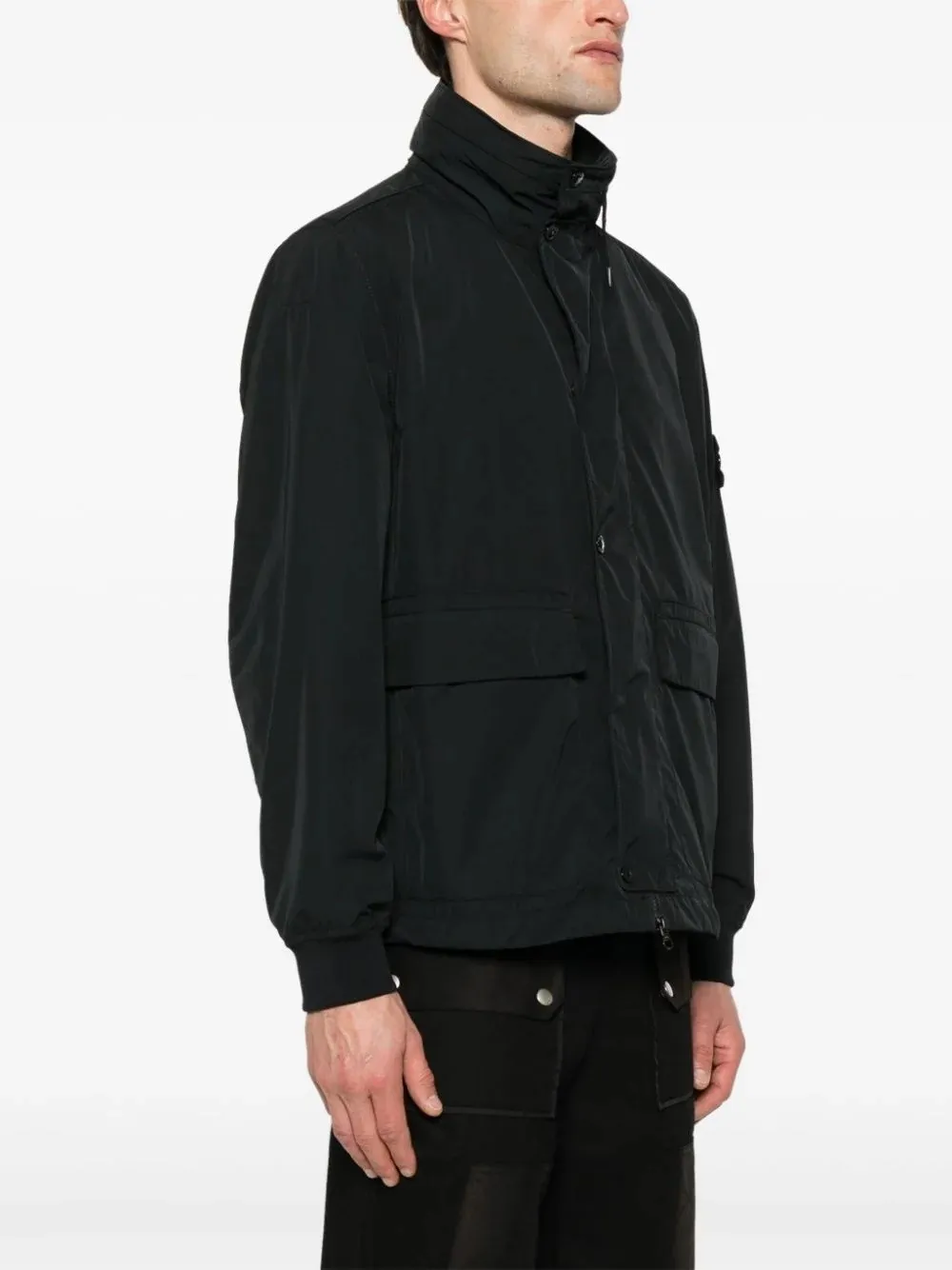 STONE ISLAND 41626 MICRO TWILL JACKET BLACK