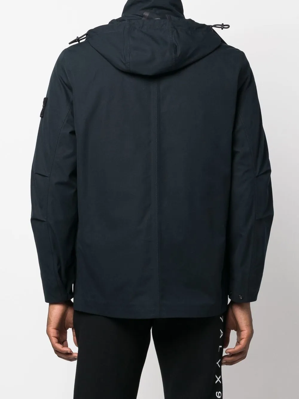 STONE ISLAND 437F1 O-VENTILE® GHOST PIECE JACKET NAVY BLUE