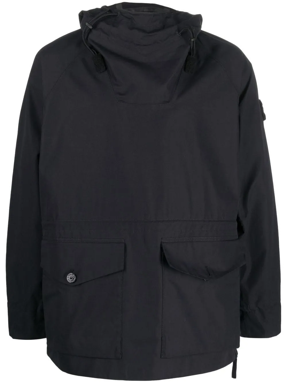 STONE ISLAND 438F1 O-VENTILE® GHOST PIECE JACKET BLACK