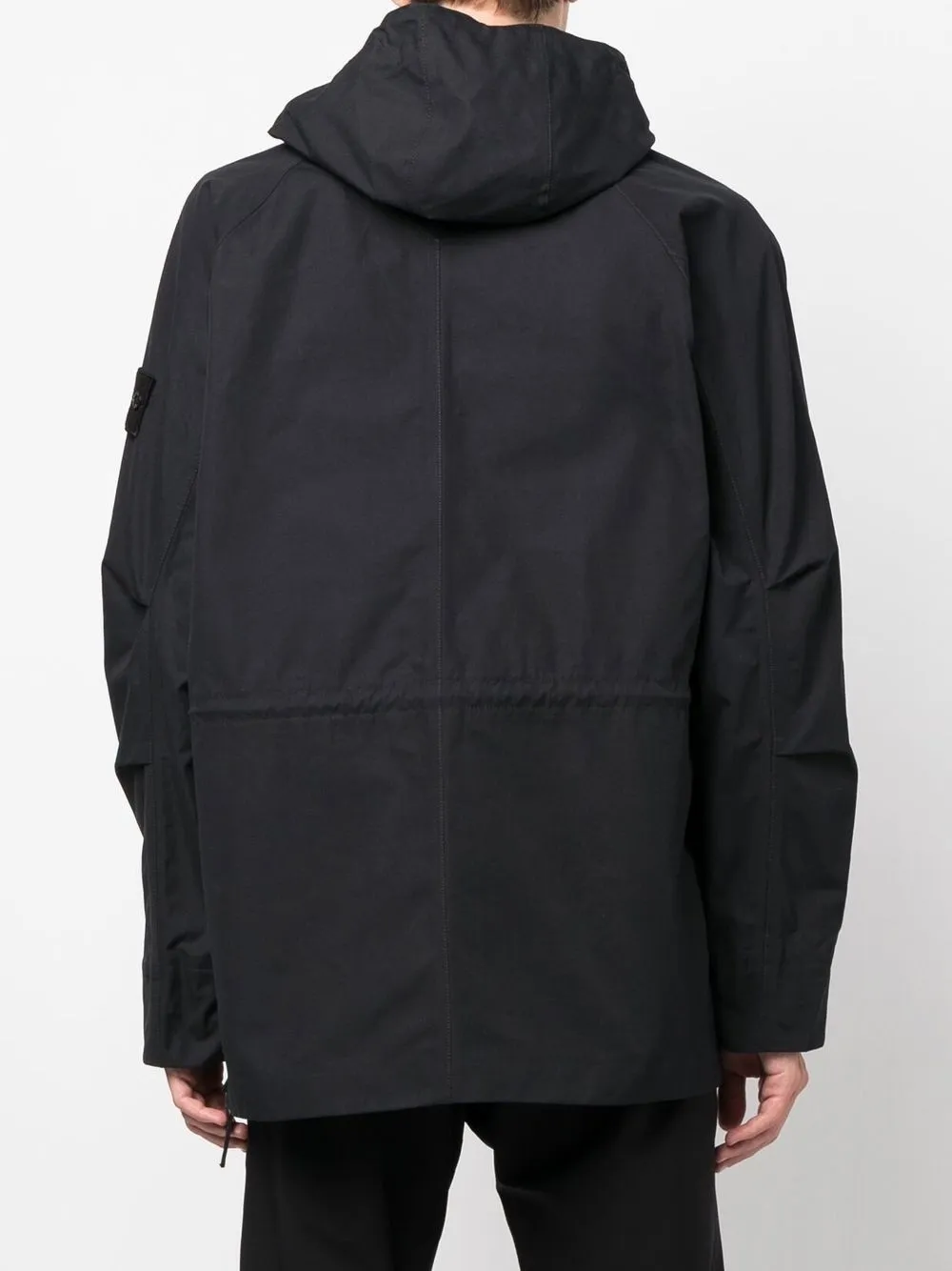 STONE ISLAND 438F1 O-VENTILE® GHOST PIECE JACKET BLACK