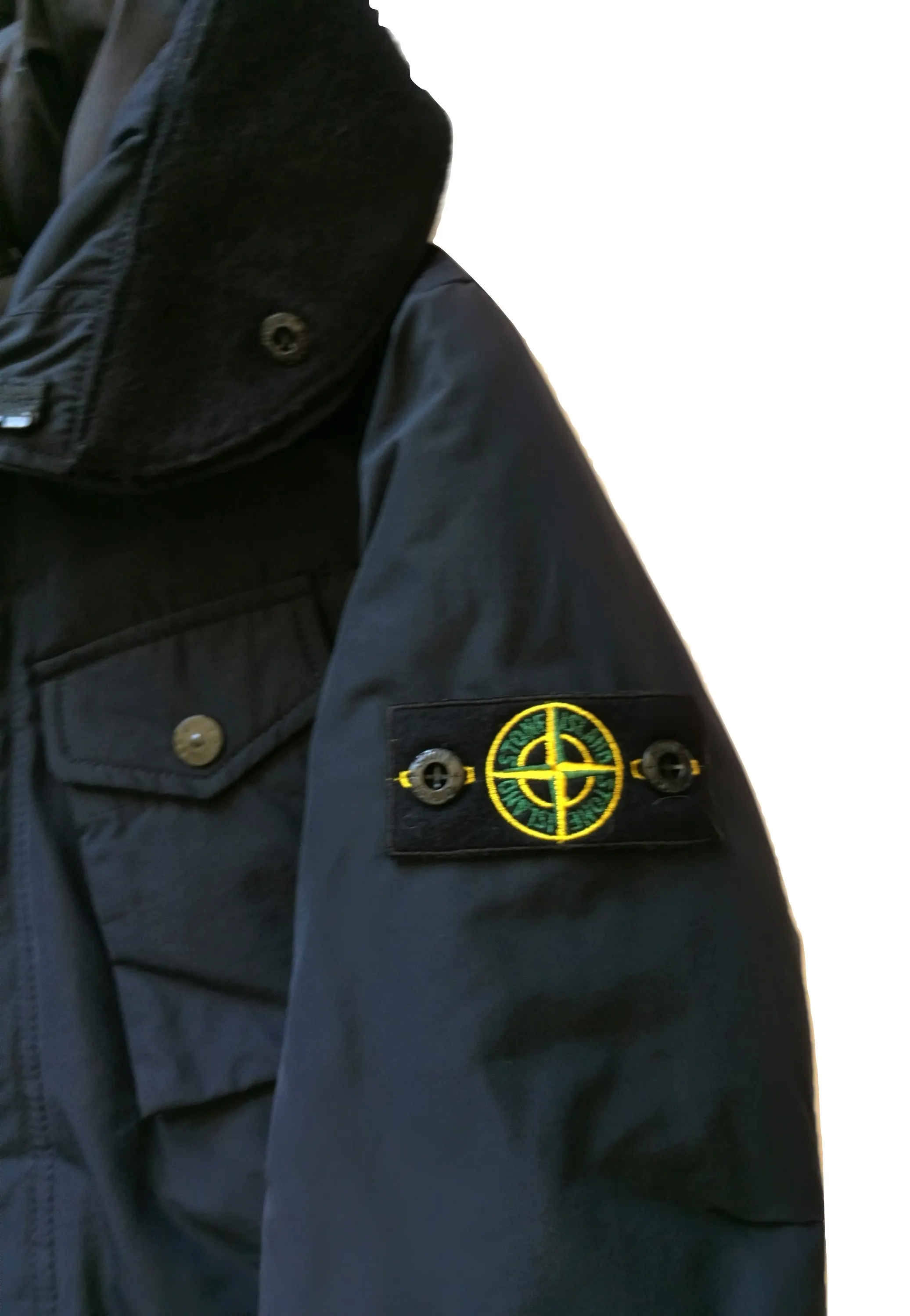 STONE ISLAND chaqueta acolchada larga junior 711640534.V0020 azul