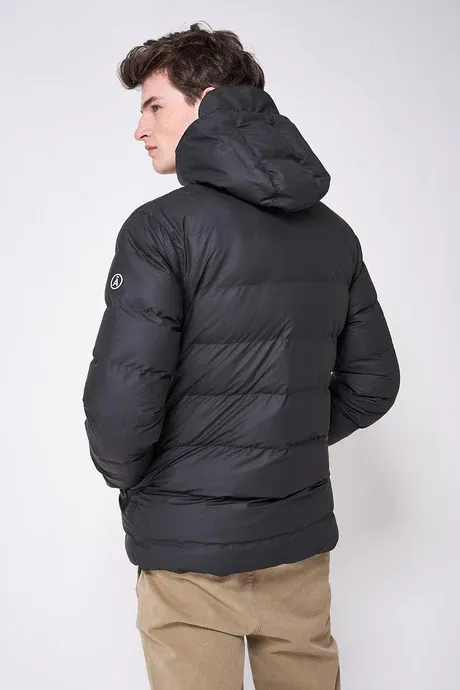 TANTÄ HROM RAINCOAT PADDED JACKET BLACK