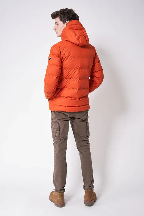 TANTÄ HROM RAINCOAT PADDED JACKET BURNT OCHRE