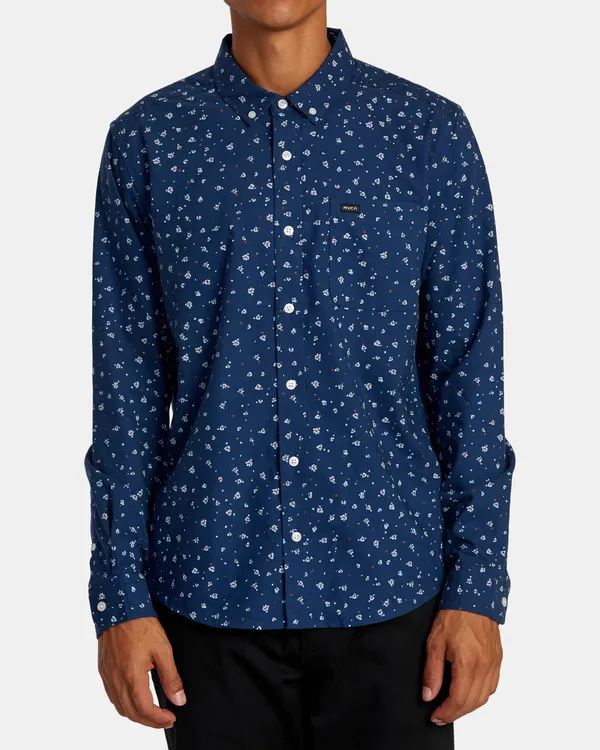 Thatll Do Print - Camisa de Manga Larga para Hombre-