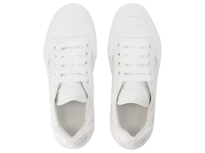 Zapatillas Deck - Alexander McQueen - piel de becerro - Blanco 