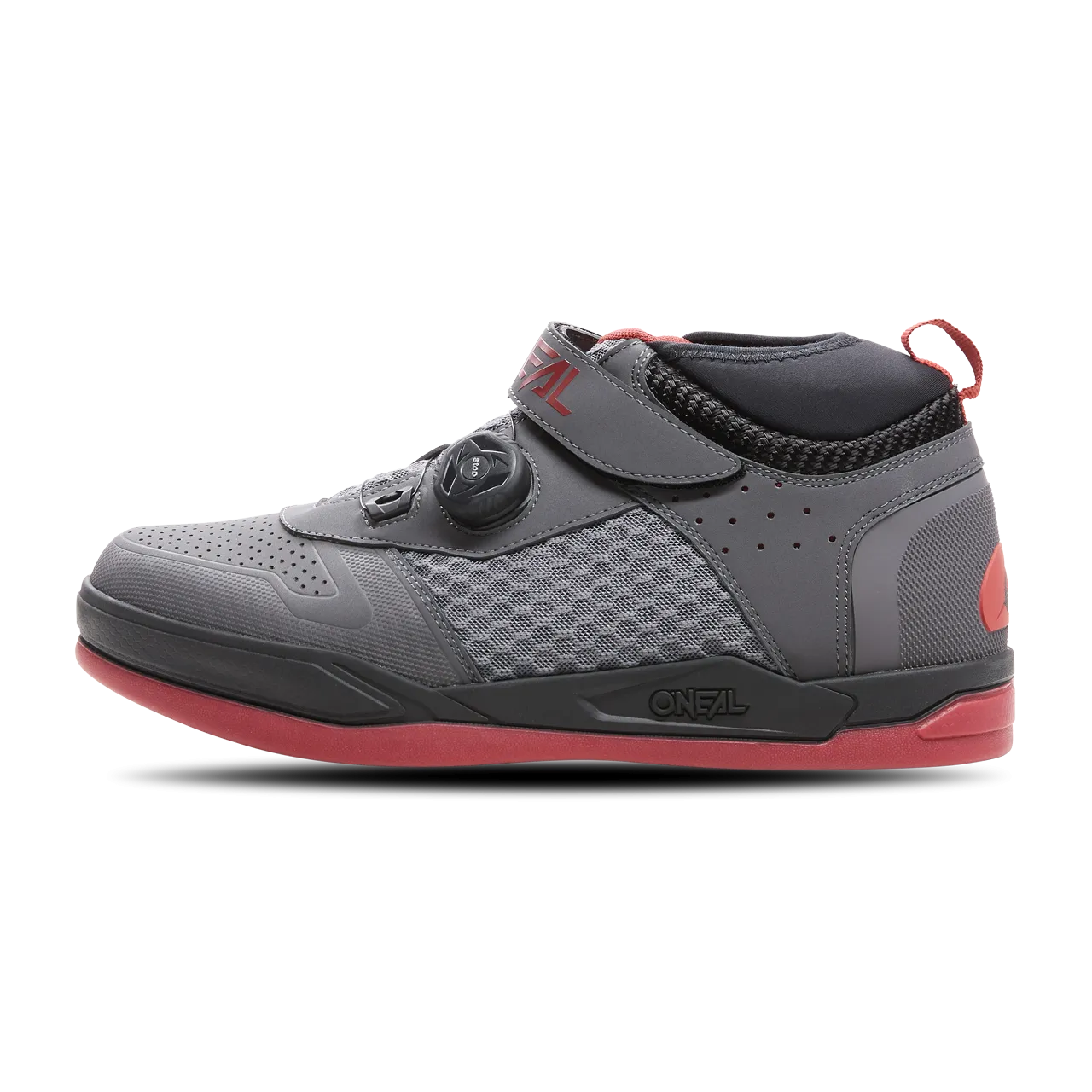 Zapatillas O'Neal Session SPD MTB Gris-Rojo