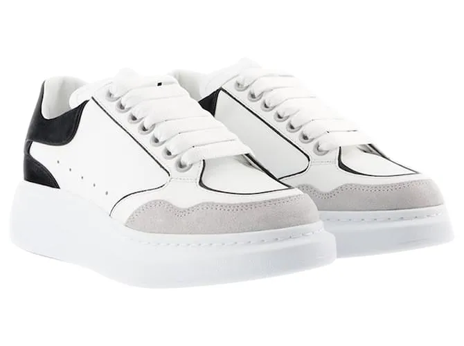 Zapatillas oversize - Alexander Mcqueen - Piel - Gris 