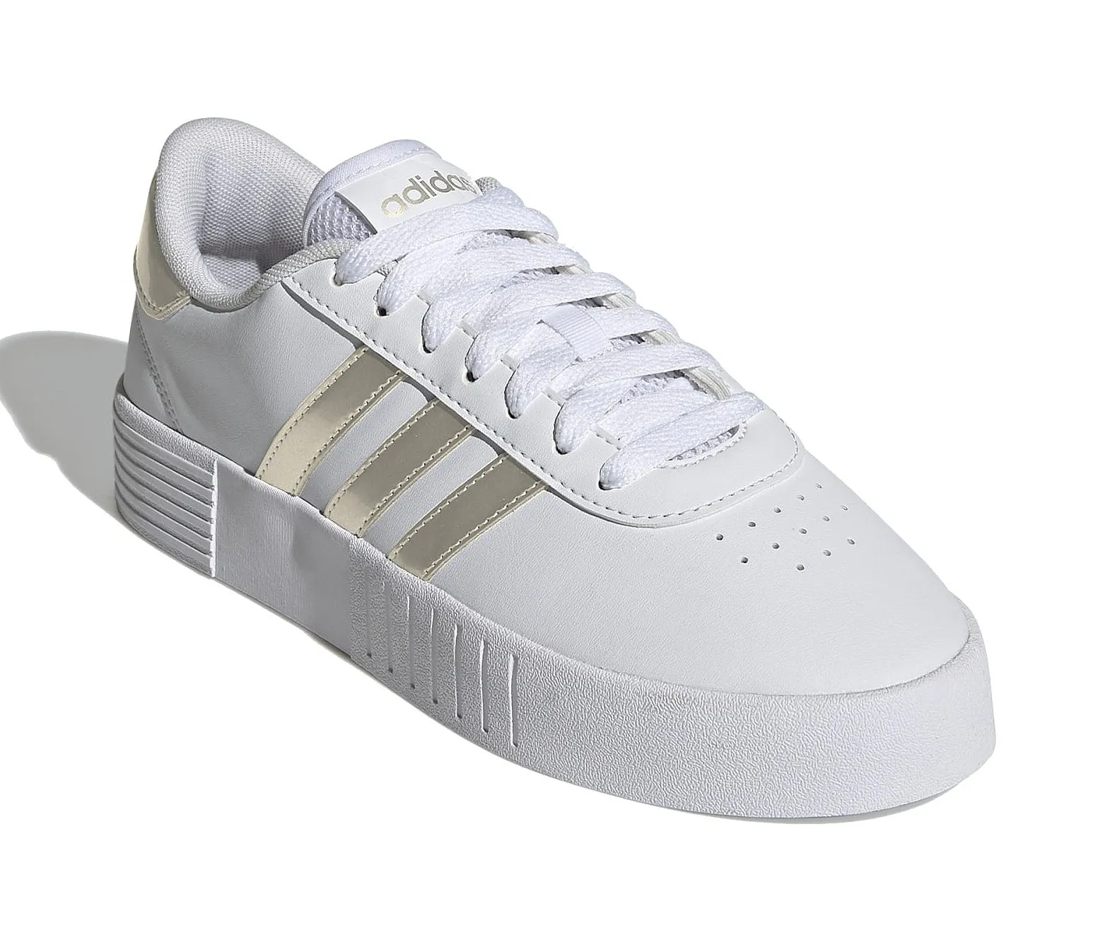 zapatos adidas Performance Court Bold - White/Sabe Metallic/Grey Two - women´s