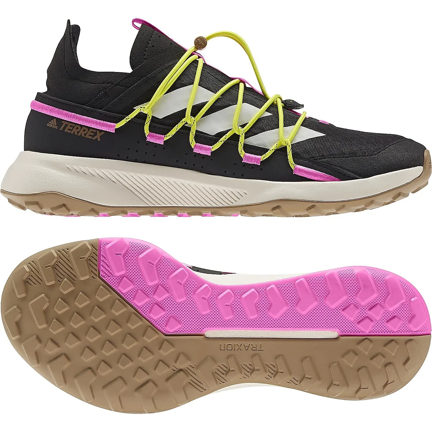 zapatos adidas Performance Terrex Voyager 21 W - Core Black/Chalk White/Screaming Pink - women´s