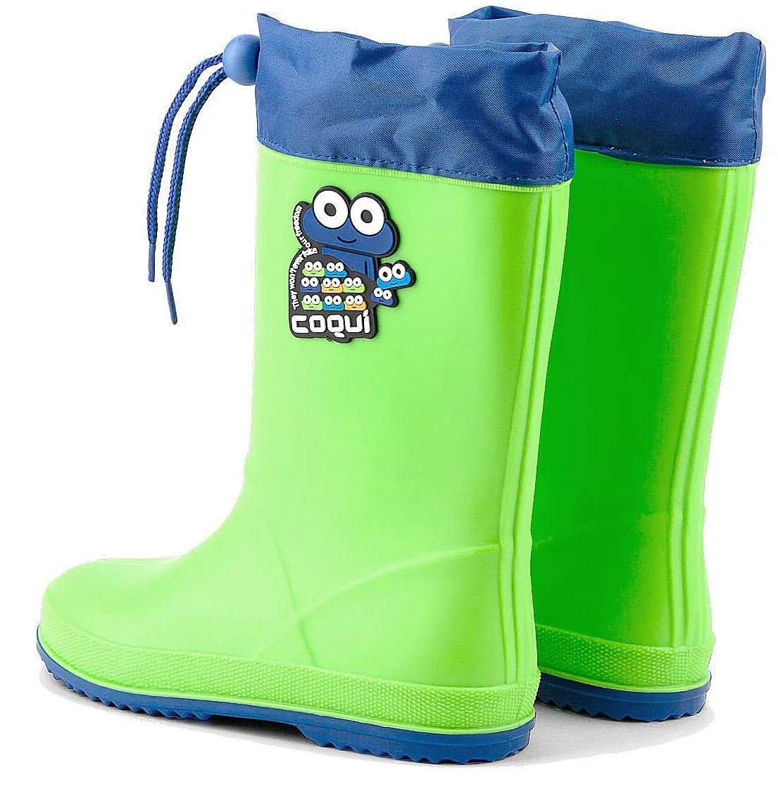 zapatos Coqui 8508/Rainy Collar - Lime/Royal - kid´s