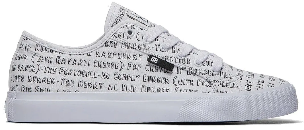 zapatos DC DC X Bobs Burgers Manual - HMT/White/Multi