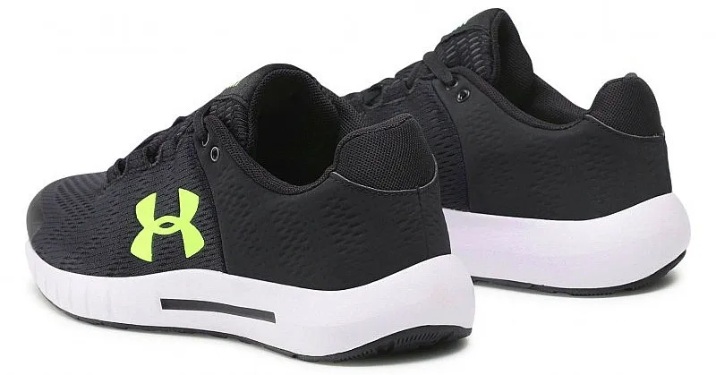 zapatos Under Armour Micro G Pursuit BP - 004/Black/White/Quirky Lime - men´s