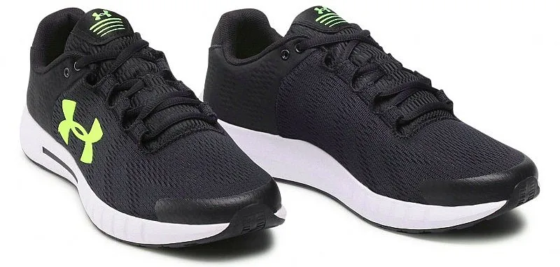 zapatos Under Armour Micro G Pursuit BP - 004/Black/White/Quirky Lime - men´s