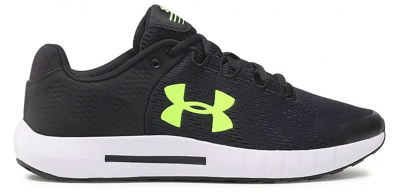 zapatos Under Armour Micro G Pursuit BP - 004/Black/White/Quirky Lime - men´s