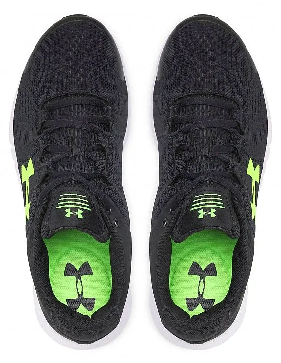 zapatos Under Armour Micro G Pursuit BP - 004/Black/White/Quirky Lime - men´s